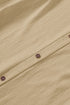 Solid Color Open-Front Buttons Cardigan